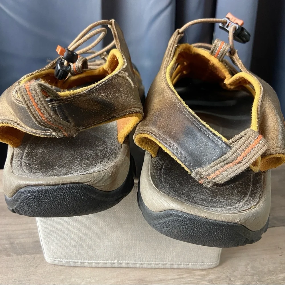 Keen Newport Brown Leather Sandal Waterproof‎ Outdoor Hiking Men's 10.5